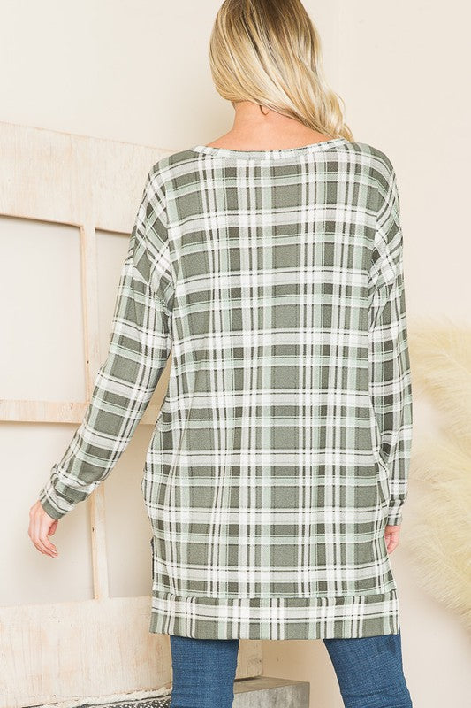 V Neck Sweater Tunic | Modern Boutique Fashion