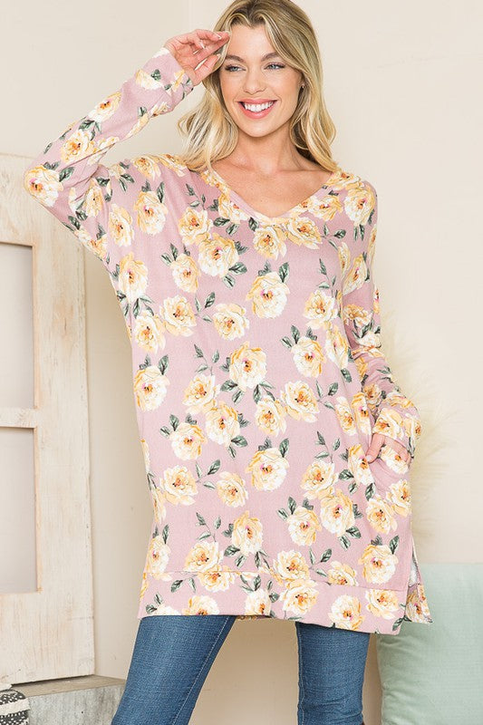 V Neck Sweater Tunic | Modern Boutique Fashion