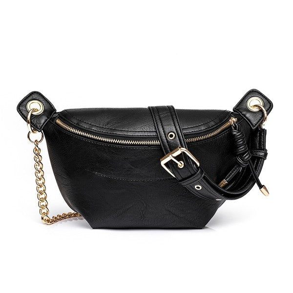 Luxe Convertible Sling Belt Bum Bag | Modern Boutique Fashion