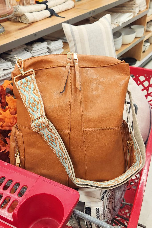Charis Convertible Vegan Leather Backpack 2 Straps | Modern Boutique Fashion