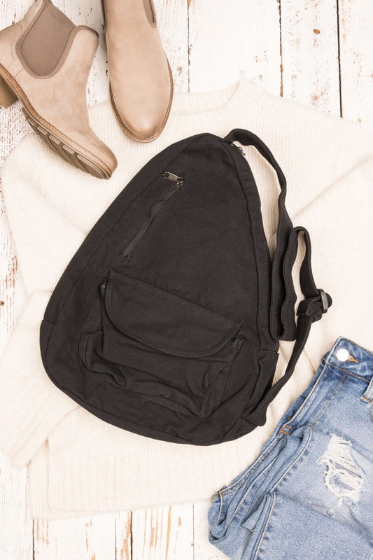 Oversized Canvas Sling | Modern Boutique Fashion