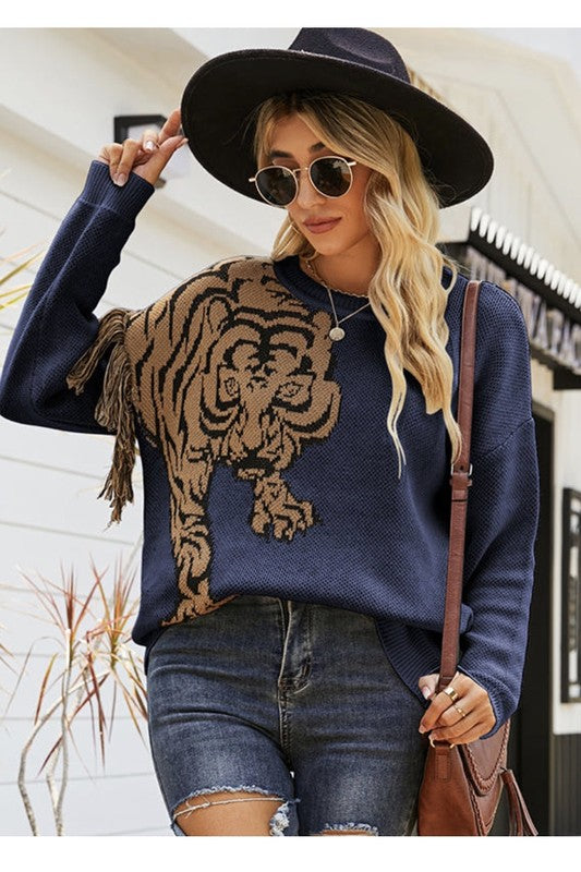 Tiger Sweater | Modern Boutique Fashion