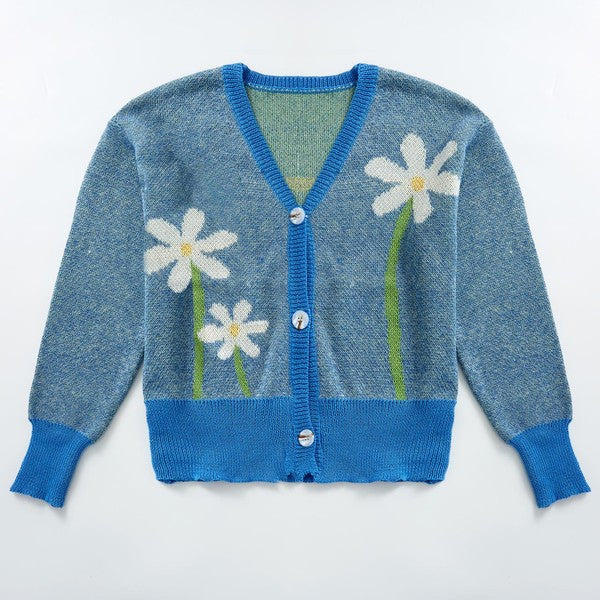 Flower Cardigan | Modern Boutique Fashion