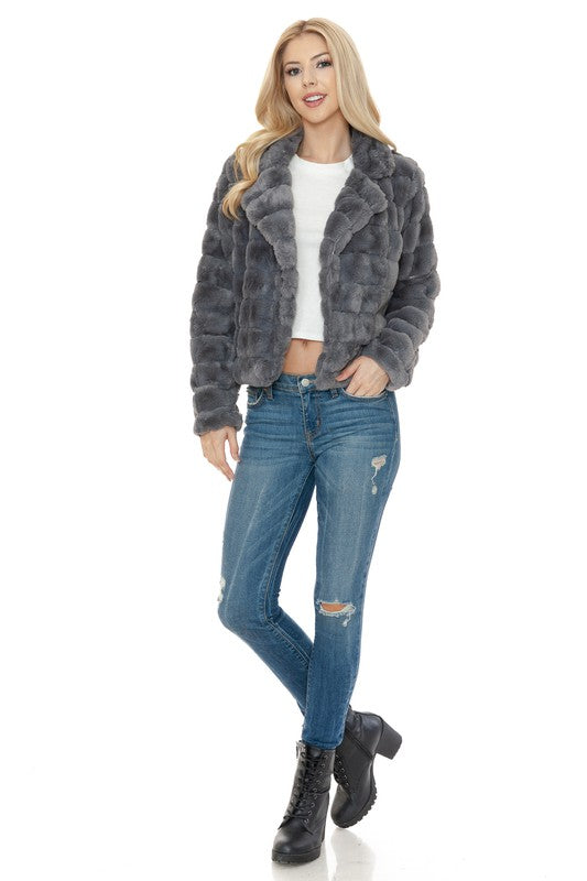 Women Faux Fur Jacket | Modern Boutique Fashion