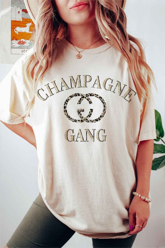 CHAMPAGNE GANG GRAPHIC TEE / T-SHIRT