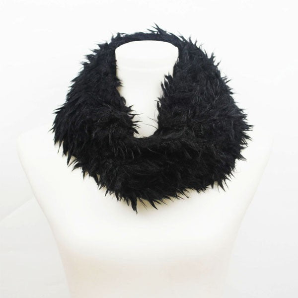 Furry Faux Infinity Scarf | Modern Boutique Fashion