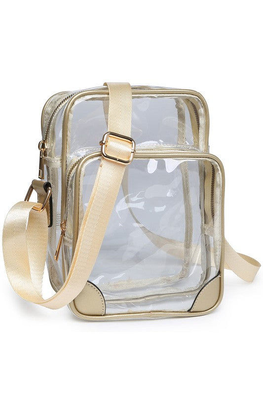 See Thru Multi Compartment Crossbody Bag | Modern Boutique Fashion