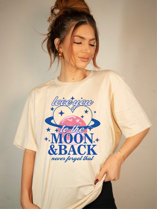 Love you to the Moon and Back Boutique Tee