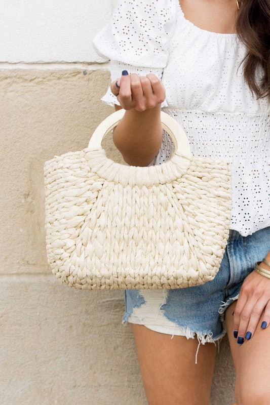 Woven Tote | Modern Boutique Fashion
