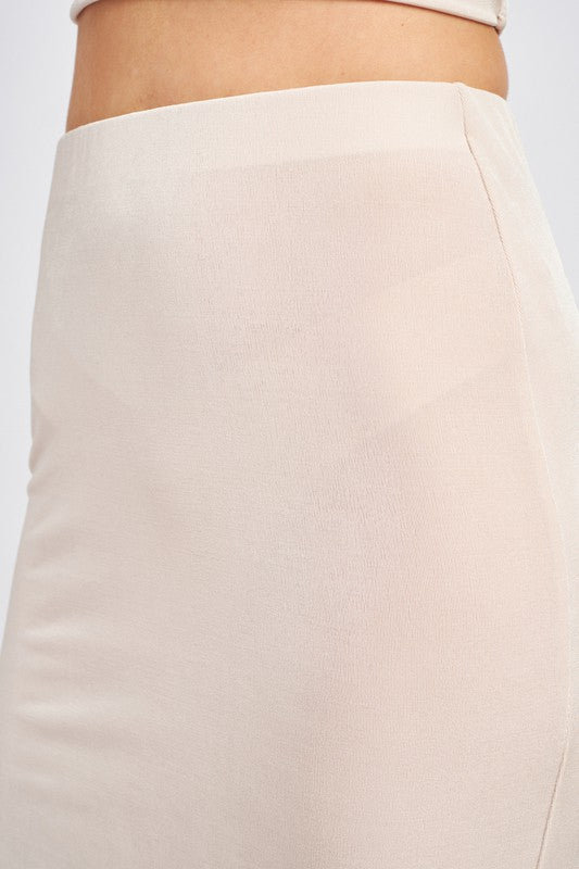 High Waisted Maxi Skirt | Modern Boutique Fashion