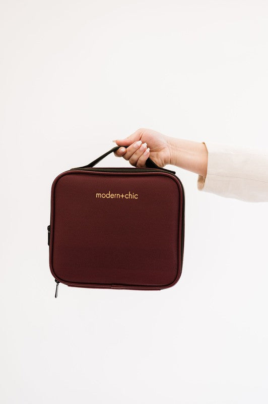 Isabella Customizable Cosmetic Carrying Case | Modern Boutique Fashion