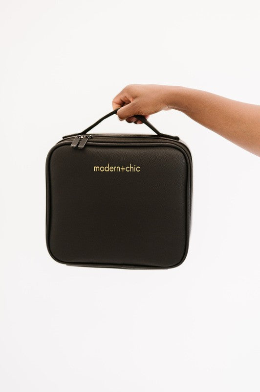 Isabella Customizable Cosmetic Carrying Case | Modern Boutique Fashion