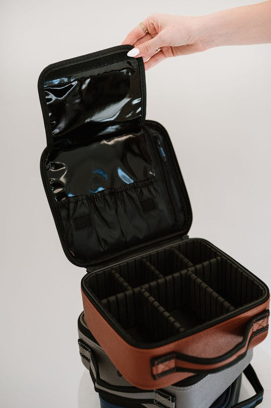 Isabella Customizable Cosmetic Carrying Case | Modern Boutique Fashion
