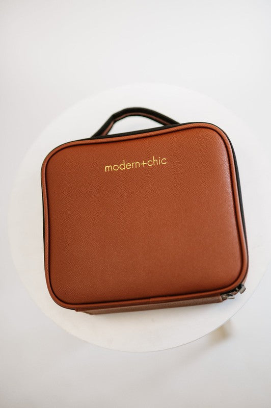 Isabella Customizable Cosmetic Carrying Case | Modern Boutique Fashion