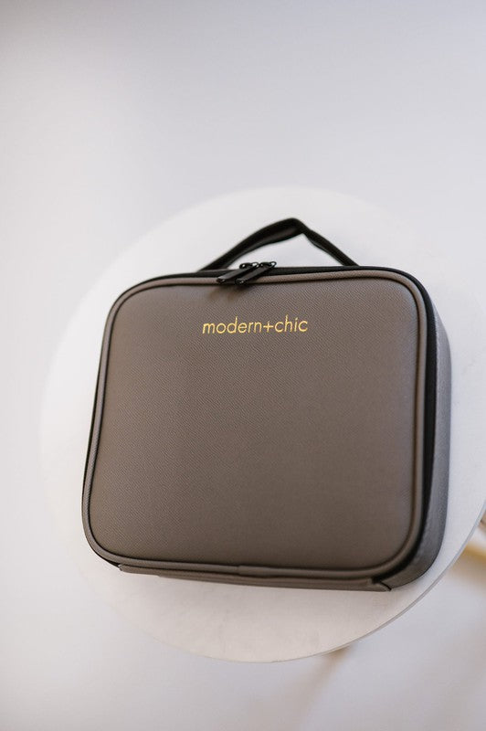 Isabella Customizable Cosmetic Carrying Case | Modern Boutique Fashion