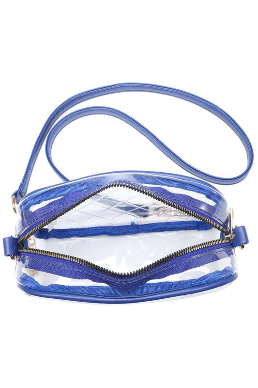 See Thru Net Pattern Crossbody Bag | Modern Boutique Fashion