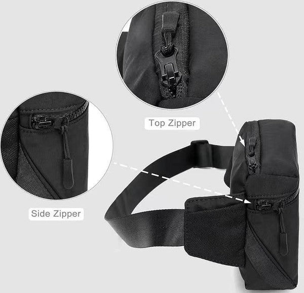 Adventurer Nylon Sling Belt Bag | Modern Boutique Fashion