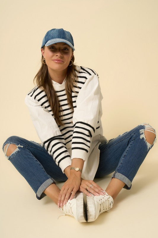 Destroyed Boyfriend Jeans | Modern Boutique Fashion