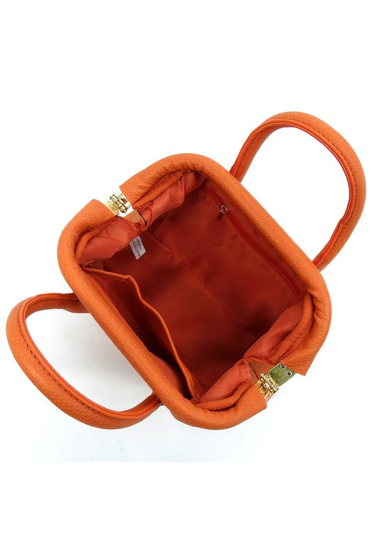 Spring Frame Doctors Satchel Crossbody Bag | Modern Boutique Fashion