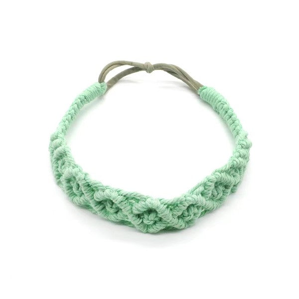 N E W C O L O R S Boho Crochet Elastic Head Wrap | Modern Boutique Fashion