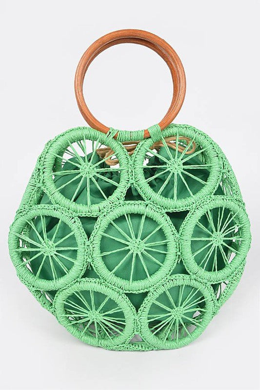 Weaved Cording Summer Clutch | Modern Boutique Fashion