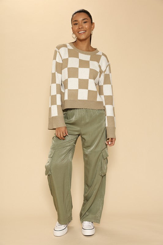 Checkered Sweater | Modern Boutique Fashion