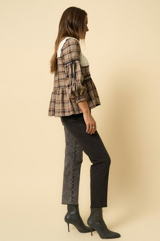 High Rise Contrast Wash Mom Jeans | Modern Boutique Fashion