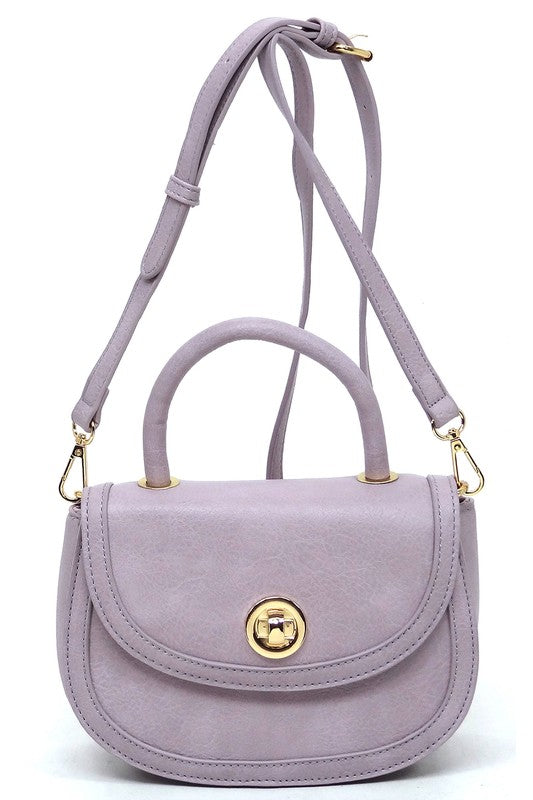 Fashion Flap Saddle Satchel | Modern Boutique Fashion