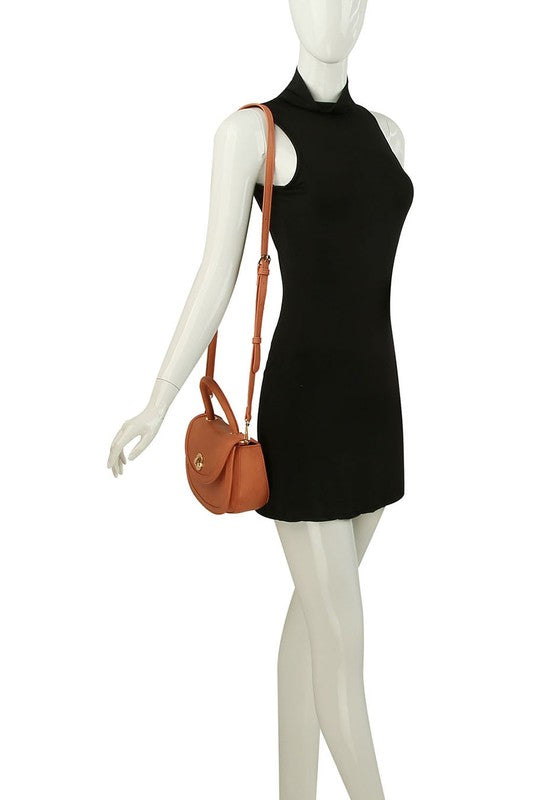 Fashion Flap Saddle Satchel | Modern Boutique Fashion