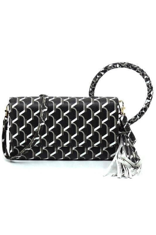 Sl Monogram Cuff Handle Clutch Crossbody Bag | Modern Boutique Fashion