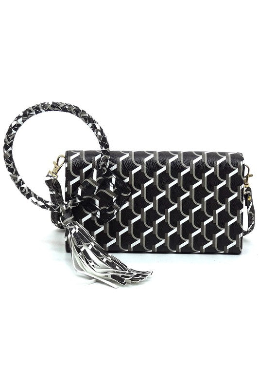 Sl Monogram Cuff Handle Clutch Crossbody Bag | Modern Boutique Fashion