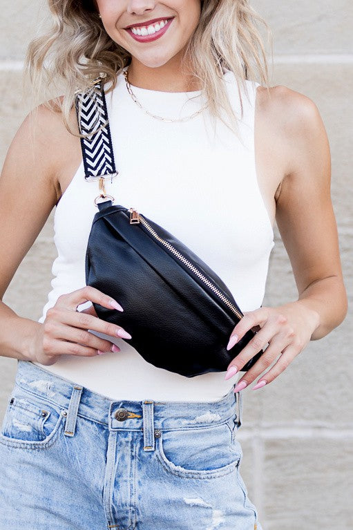 Nora Removable Fringe Crossbody Sling | Modern Boutique Fashion
