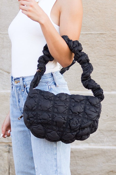 Indy Convertible Quilted Puffer Crossbody | Modern Boutique Fashion