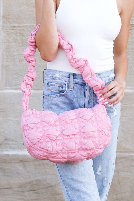 Indy Convertible Quilted Puffer Crossbody | Modern Boutique Fashion