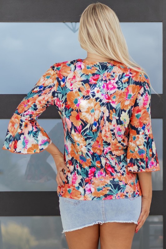 Verakina Flare Sleeve Tied Blouse women's boutique fashion
