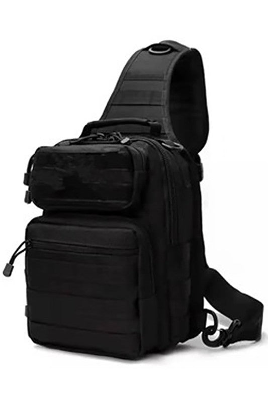 Military Canvas Concealed Sling Backpack | Modern Boutique Fashion