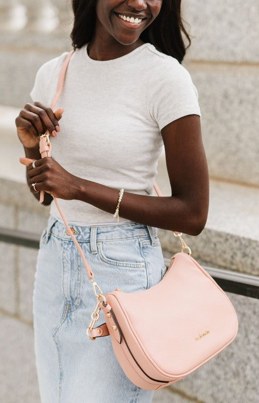 Ashton Saddle Crossbody Shoulder Bag Purse | Modern Boutique Fashion