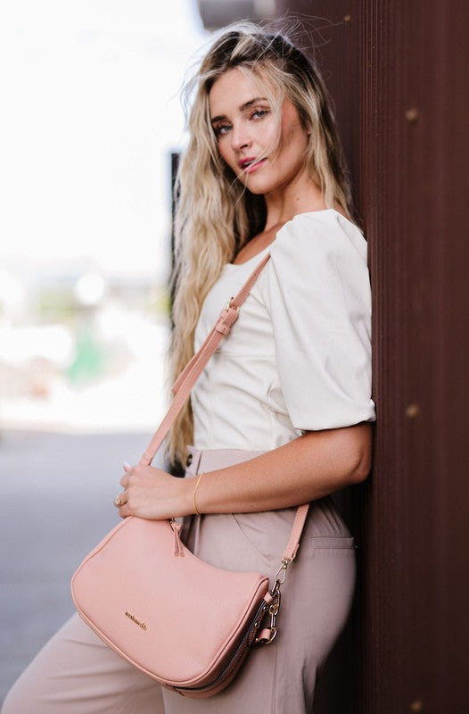 Ashton Saddle Crossbody Shoulder Bag Purse | Modern Boutique Fashion