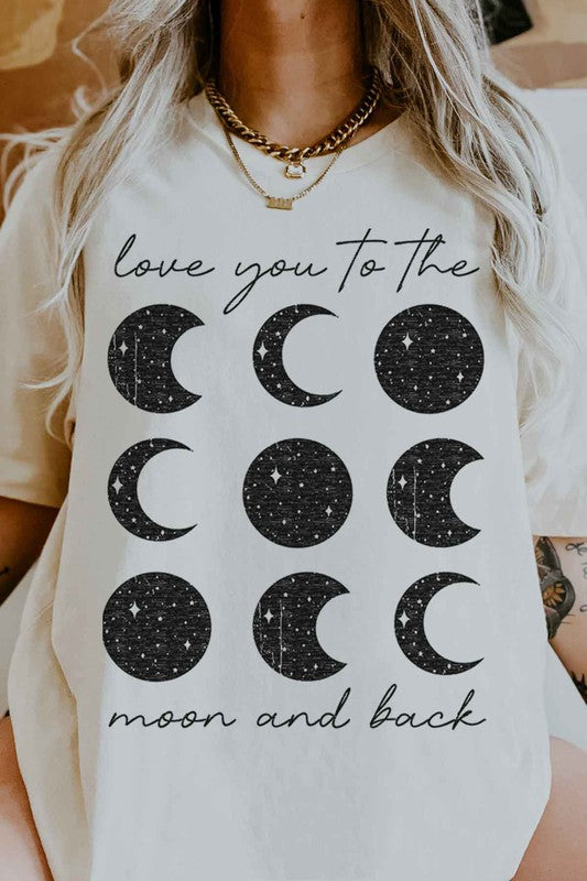 TO THE MOON AND BACK OVERSIZED TEE