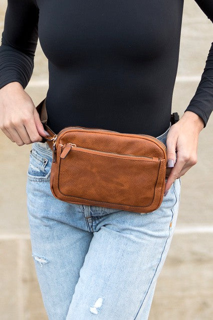 Presly Vegan Leather Everywhere Sling Belt Bag | Modern Boutique Fashion
