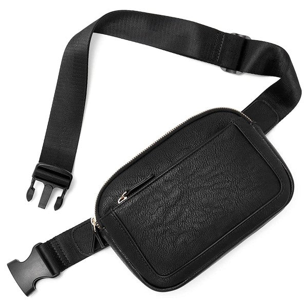 Presly Vegan Leather Everywhere Sling Belt Bag | Modern Boutique Fashion