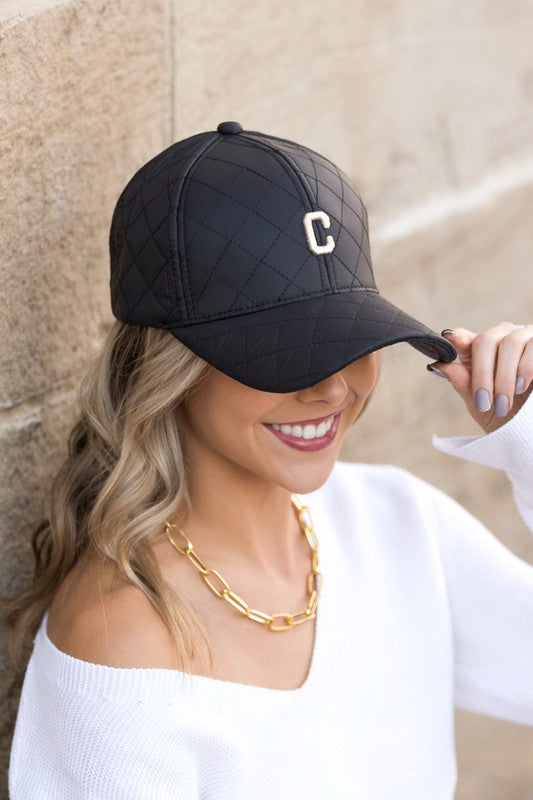 Quilted Puffer Ball Cap | Modern Boutique Fashion