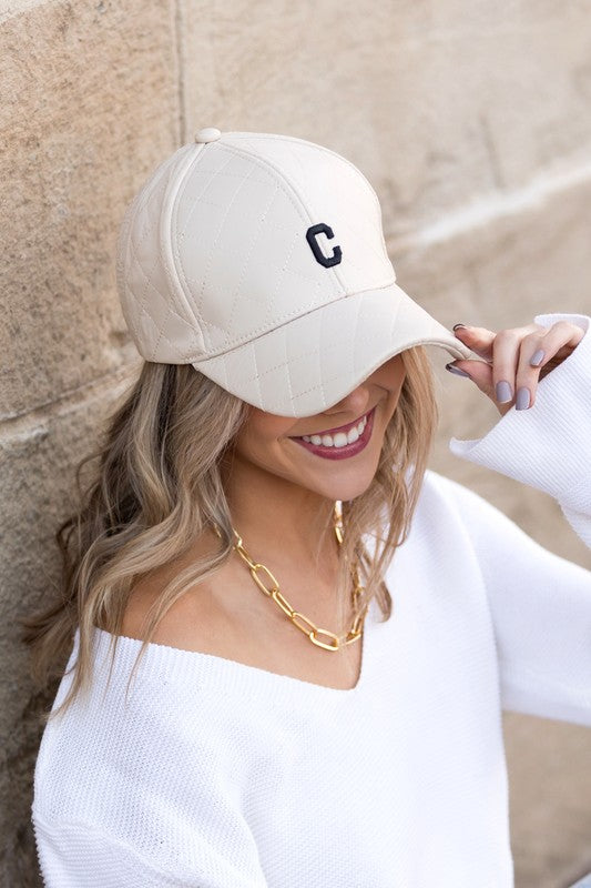 Quilted Puffer Ball Cap | Modern Boutique Fashion