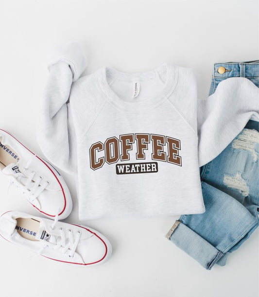 Coffee Weather Premium Bella Canvas Crew | Modern Boutique Fashion