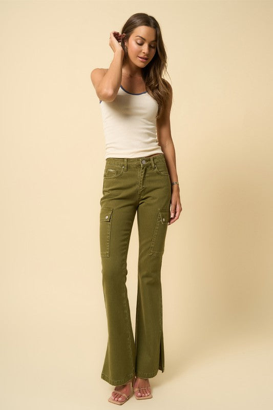 Color Cargo Slim Boot | Modern Boutique Fashion