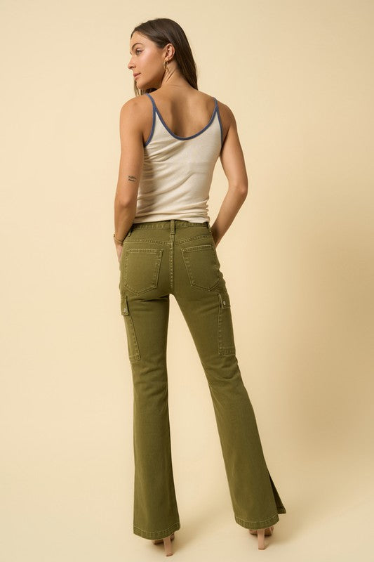 Color Cargo Slim Boot | Modern Boutique Fashion