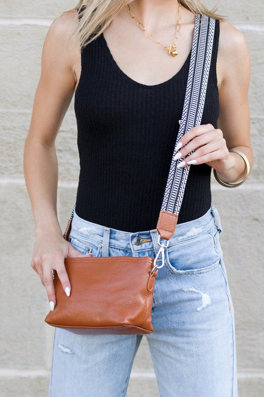 Aria Leather Compact Crossbody | Modern Boutique Fashion