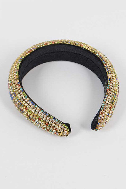 Mix Color Full Stone Statement Headband | Modern Boutique Fashion
