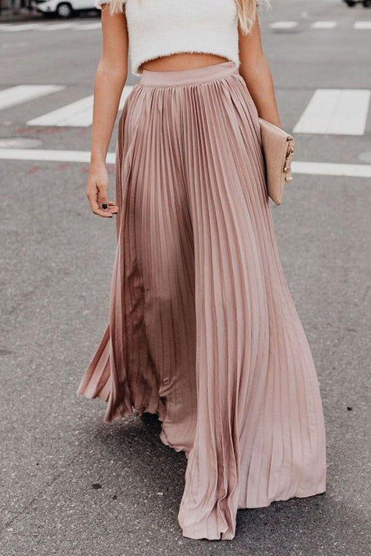 Pleated Maxi Skirt | Modern Boutique Fashion