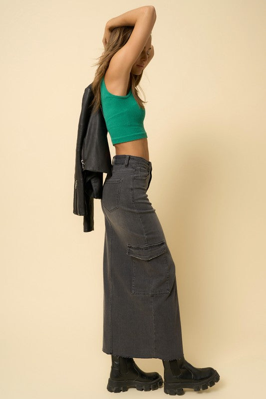 Super Maxi Cargo Skirt | Modern Boutique Fashion